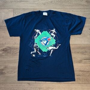 Vintage 1993 Toronto Blue Jays Graphic T-Shirt Penmans World Series